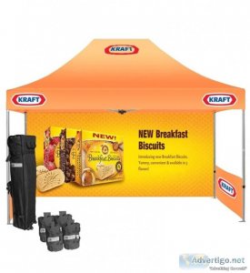 Custom Printed Outdoor Canopy Tents With Unique Graphics