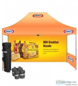 Custom Printed Outdoor Canopy Tents With Unique Graphics
