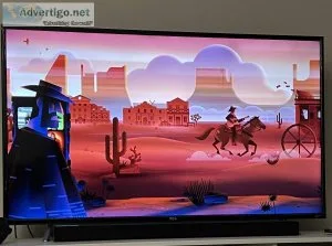 TCL 55&quot 4K SMART TV WITH INBUILT ROKU