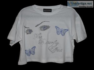 Shop Now Butterfly Effect Rhinestone Crop Top - API The Label