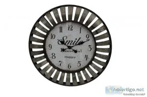 82cm Viking Metal Wall Clock