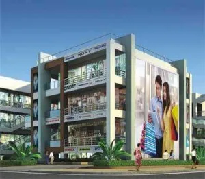 Modern shopping complex
