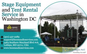 Stage Equipment and Tent Rental Service in Washington DC
