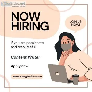 Young Techies - Looking for Content Writer
