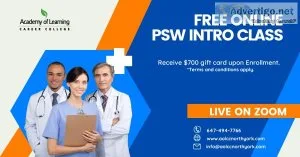 GOOD NEWS Study Personal Support Worker Program now with minimum