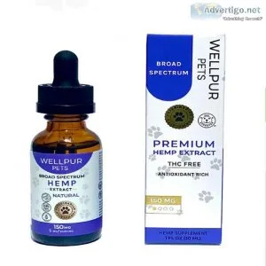 Pet Hemp Extract Broad Spectrum Tincture 150mg