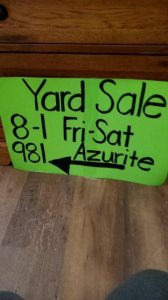 YARD SALE