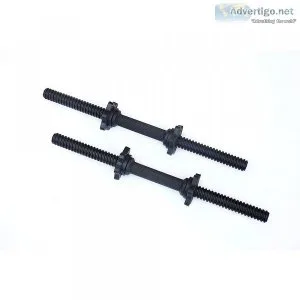 45CM &ndash 1 PAIR DUMBBELL BAR 25MM DIAMETER &ndash PVC COATED 
