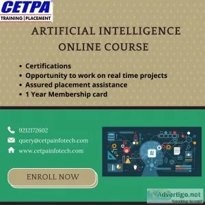 Join CETPA for the Artificial Intelligence Online Course