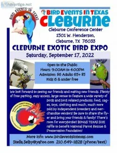 Cleburne Exotic Bird Expo