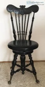Antique Piano Chair