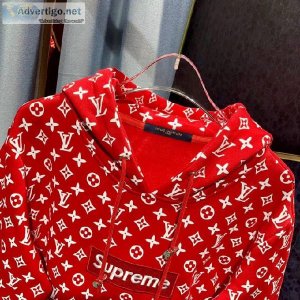 High quality replica UA Supreme x Louis vuitton hoodie and Sneak