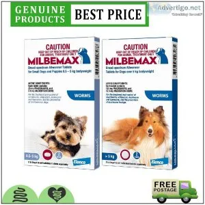 Milbemax Allwormer for Dogs 2 Doses Worm Treatment