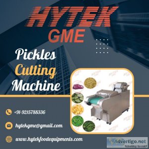 Pickles cutting machine | hytek food equipments