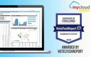 Mycloud hospitality receives certificate of excellence from hote