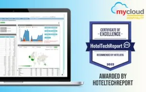 Mycloud hospitality receives certificate of excellence from hote