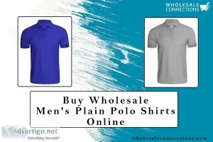 Buy Wholesale Men s Plain Polo Shirts Online