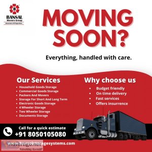 Household goods storage and relocation services in bangalore
