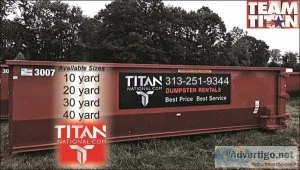 Affordable dumpster rentals 313-251-9344 oakland wayne ma