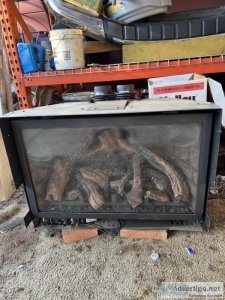 Gas fireplace insert