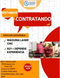 CNC JOB POSITION