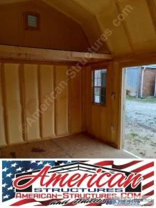 REPO - 10X16 - SIDE LOFTED BARN - ELECTRICAL and INSULATION