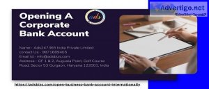 Ads247365 is qualified to create a business checking account