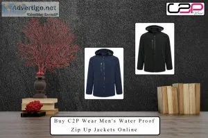 Buy C2P Wear Men s Water Proof Zip Up Jackets Online