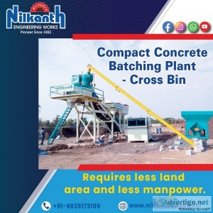 Compact concrete batching plant manufacturers