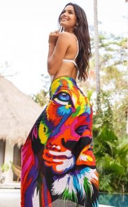 Best Handcrafted Printed Sarong Wraps For Women Online