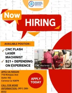 CNC JOB POSITION