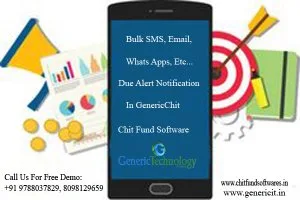 Payment reminder options in genericchit chit fund software