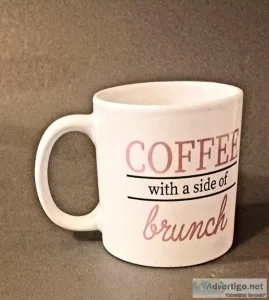 Coffee with a Side of Brunch Mug