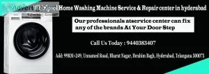 Whirlpool home washing machine service & repair center in hydera