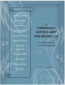 Gluten and Dairy Free Grocery List Over 1000 items