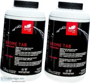 CORAL SPA l Brome Tabs l 1.8kg l Perfect for Spas Hot Tubs and P