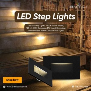 Purchase LED Step Lights with ETL Certified and 3 Years of Warra