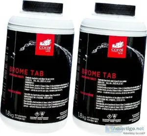CORAL SPA l Brome Tabs l 1.8kg l Perfect for Spas Hot Tubs and P
