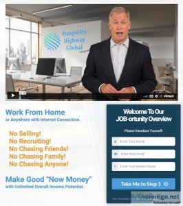 New Job Concept Making Money From Home