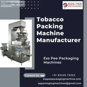Tobacco packing machine manufacturer
