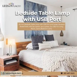 Find the Perfect Bedside Table Lamp with USB Port for Every Room