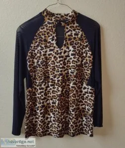 leopard print blouse
