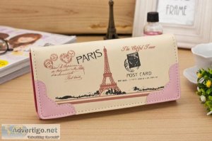 Women Ladies Wallet Purse Leather Wallet Card Button Clutch Purs