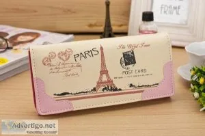 Women Ladies Wallet Purse Leather Wallet Card Button Clutch Purs