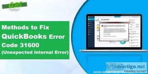 How to troubleshoot quickbooks error message 31600?