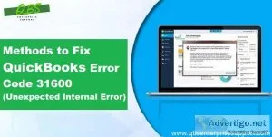 How to troubleshoot quickbooks error message 31600?