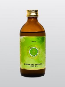 Buy enhancing hibiscus hair oil for hair growth - anahata