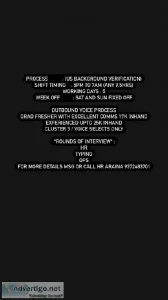 urgently hiring for BPO and KPO profile
