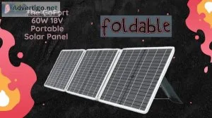 GOFORT 60W 18V Portable Solar Panel Foldable Solar Charger