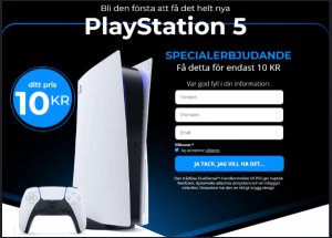 Get a chance free playstation 5